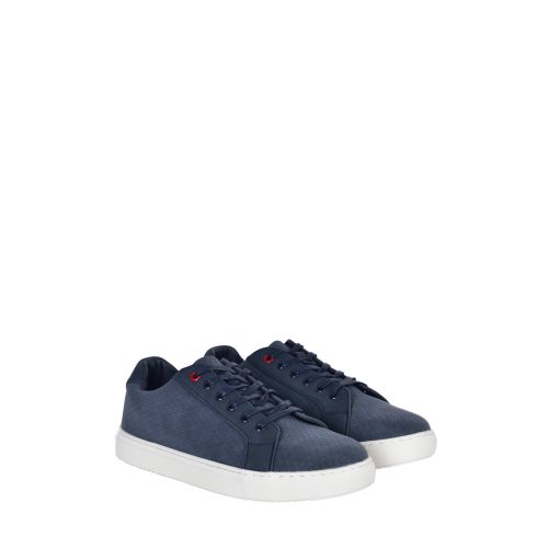 Town Team Casual Leather Sneaker - Navy