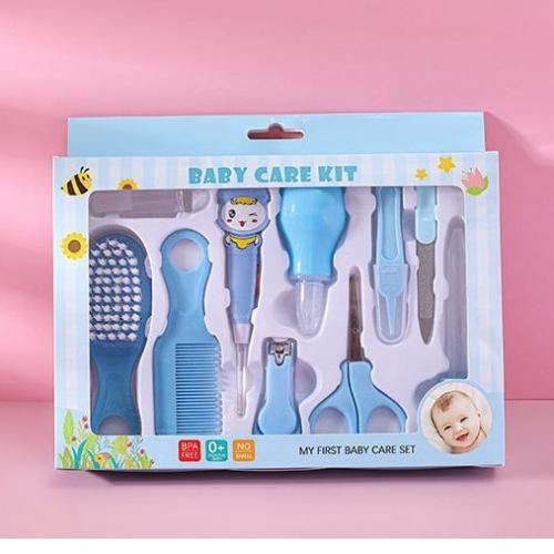 Buy Baby Health Care Kit For Newborn Baby(10 Pcs)-blue in Egypt