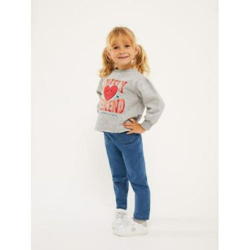 Buy LC Waikiki Elastic Waist Basic Baby Girl Denim Trousers. in Egypt