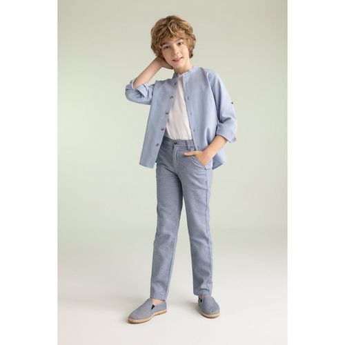 product_image_name-Defacto-Boy Regular Fit Trousers - Lt.Blue-2