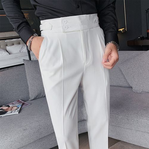 High-Waisted Trousers Make You Feel Like A High Flyer | Esquire