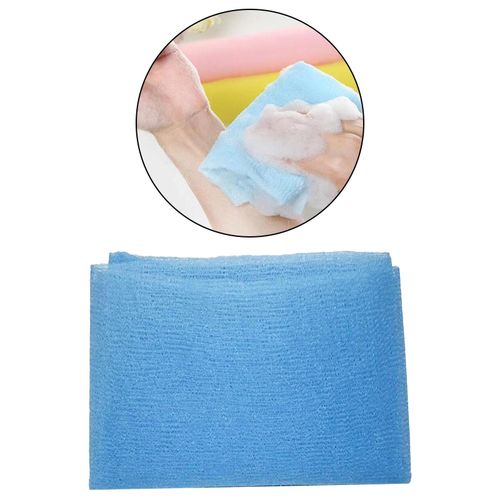 Buy 1pc Nylon Exfoliating Bath Towel Cloth Magic Household Washing Blue in Egypt