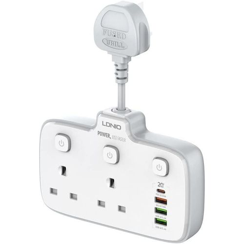 product_image_name-Ldnio-2 AC Outlets Portable Electrical Extension Socket SC2413-4