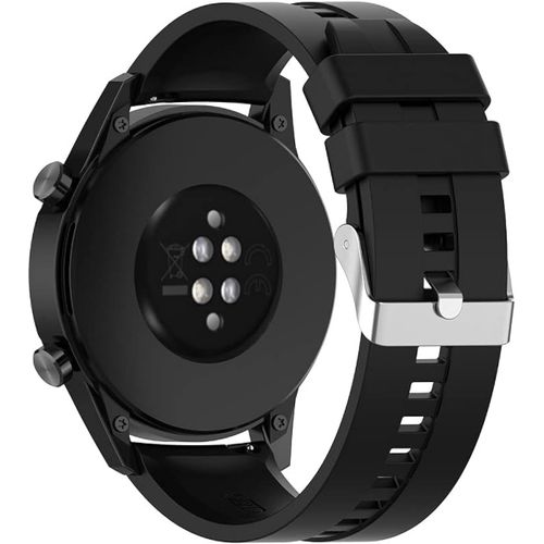 Generic Sport Silicone Band Strap Matte Bracelet Watch Band Size 22MM For Huawei Watch GT2 46MM Black Best Price Online Jumia Egypt