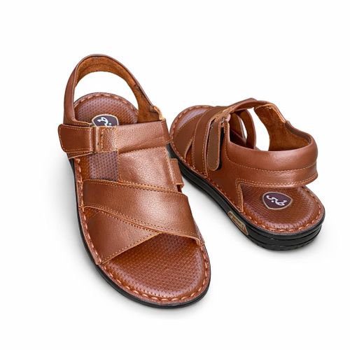 product_image_name-Generic-صندل رجالى فلات جلد طبيعى -1