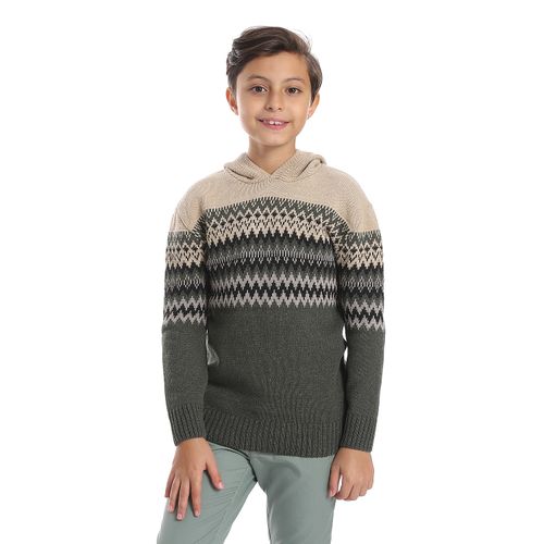 Buy Caesar Wool Boys Pullover With Multi Design in Egypt