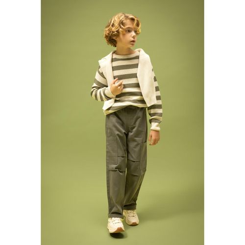 product_image_name-Defacto-Tricot Pullover - Grey-2