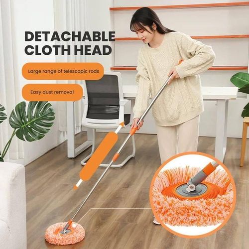Generic Microfiber Dust Mop Adjustable Wall Cleaning Mop Heavy Duty Orange Best Price Online Jumia Egypt