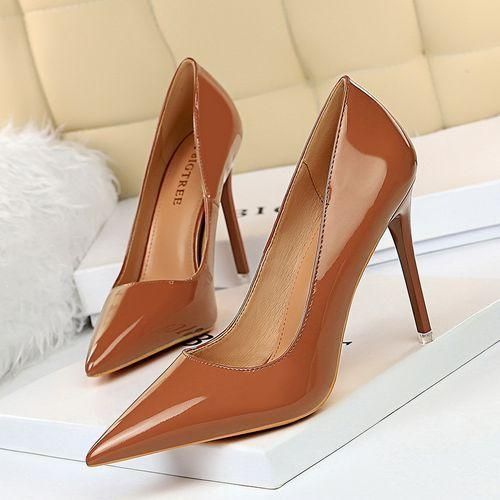 Brown bridal shoes shop
