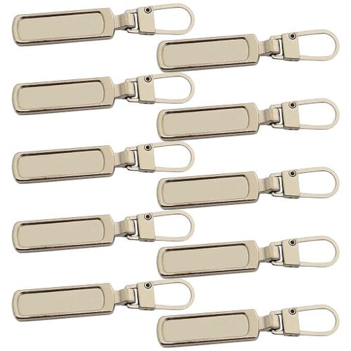 HOMENITY - Set of 10 Pieces Portable Zipper Pull Replacement, Detachable Zipper  Pull Tabs for Luggage | Clothing | Jackets | Backpacks | Shoes | Purse |  Duffel Bags Etc (No Need Machine) : Amazon.in: Home & Kitchen