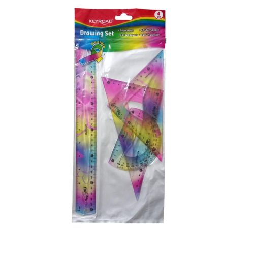 product_image_name-Keyroad-Geometric Set 30 cm Flexible Plastic 4 Pieces Model KR972979-1