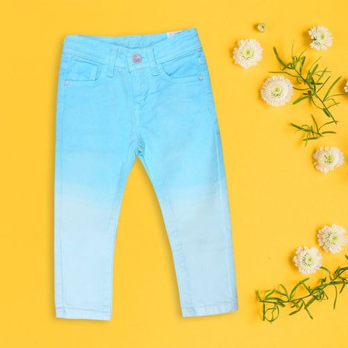 Girl's cotton jeans