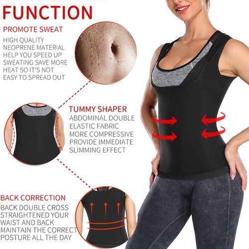 Generic Gym Sauna Polymer Vest To Burn Fat And Lose Weight - For Women @  Best Price Online