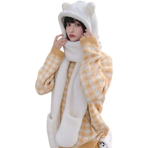 product_image_name-Generic-قبعة شتوية كورية نسائية جديدة بتصميم دب دافئ-1