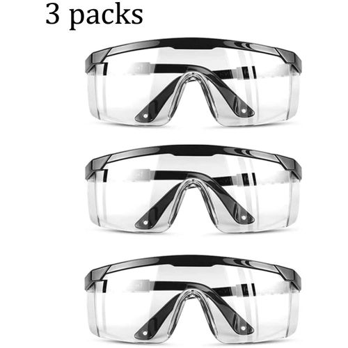 اشتري Protective Safety Eye Goggles - 3Pcs في مصر