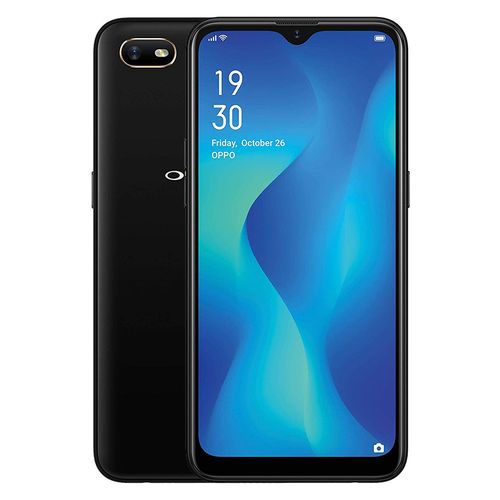Oppo A1k 4G ثنائى الشريحة - 6.1 بوصة - 32 جيجابايت / 2 جيجا بايت - أسود