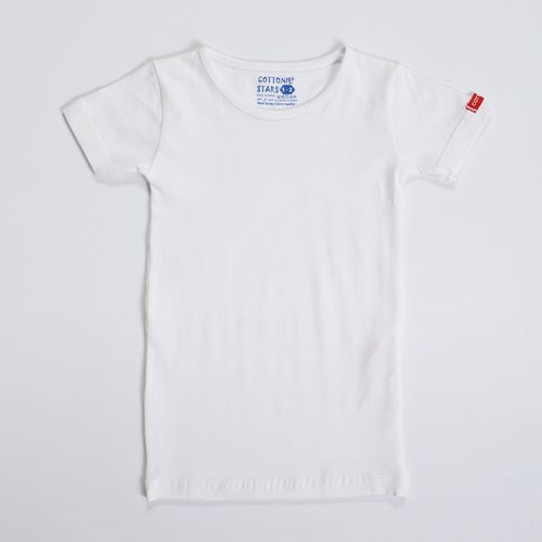 Buy Cottonil Round Neck Plain White Short Sleeves Undershirt in Egypt