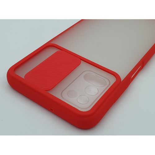 product_image_name-Generic-جراب ظهر مع حماية كاملة للهاتف وحماية خاصة بباب منزلق لعدسة الكاميرا لهاتف سامسونج ايه زيرو 3 اس - احمر Samsung Galaxy A03s-2