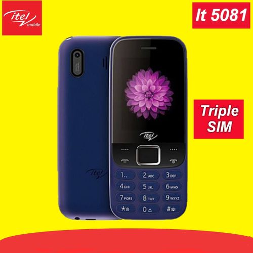 product_image_name-Itel-It5081 موبايل موبايل موبايل - 2.4 بوصة - أزرق غامق -1