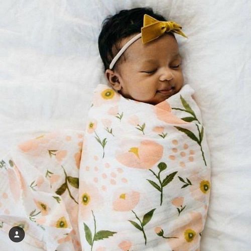 Fox 120X110cm Muslin Swaddle Blanket Baby Blankets For born 100 Cotton Swaddling Muslin Diaper Stroller Cover nest wrap