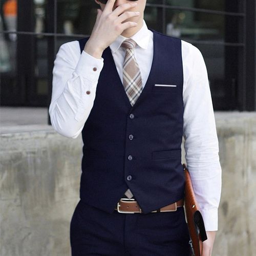 Men's casual cheap suit vest