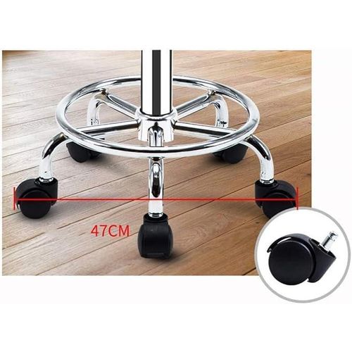 product_image_name-Generic-Fauteuil pivotant robuste et réglable avec roulettes, fauteuil de massage pivotant au design expert, fauteuil de salon pivotant (Couleur : Noir, Taille : 47-62 cm)-2