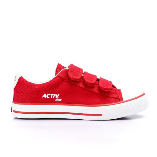 Shop Activ Canvas Velcro Sneakers - Red 