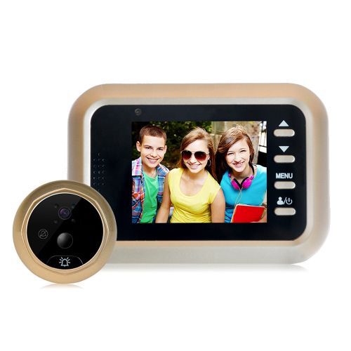 اشتري 2.4 " Video Peephole Viewer Doorbell Smart Night Vision Security Camera Doorbell في مصر