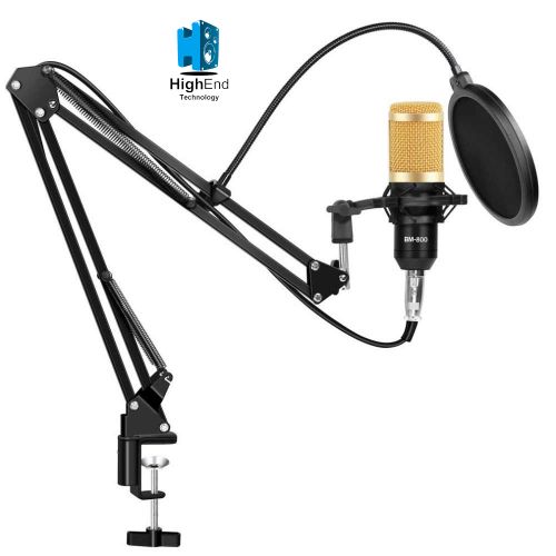 product_image_name-Generic-BM800 Studio Wired 3.5MM JACK Condenser Microphone Kit -4