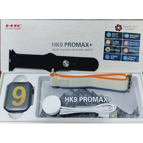 product_image_name-HK-HK9 Pro Max Plus Smart Watch with AMOLED Screen - Black-1