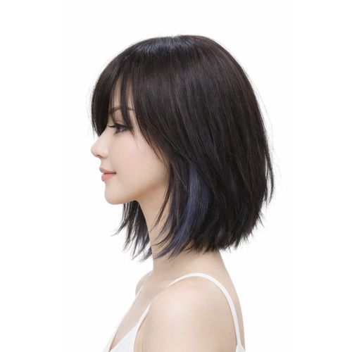 product_image_name-Generic-Black hair with a simple blue gradient with front bangs-2