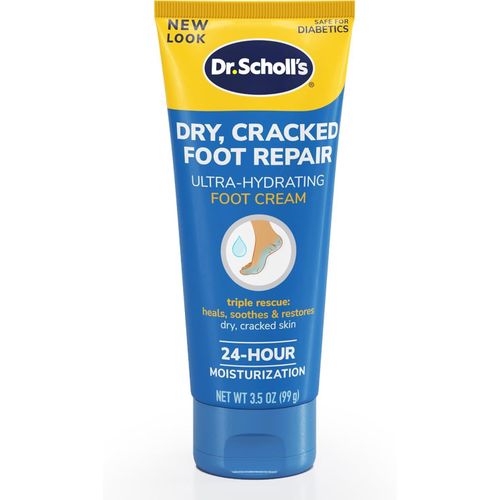 product_image_name-Dr. Scholl'S-Cracked Foot Repair Ultra-Hydrating Foot Cream Moisturizer, 3.5 oz, Skin Care Foot Lotion with 25% Urea for Dry Cracked Feet, Heals and Moisturizes for Healthy Feet -1