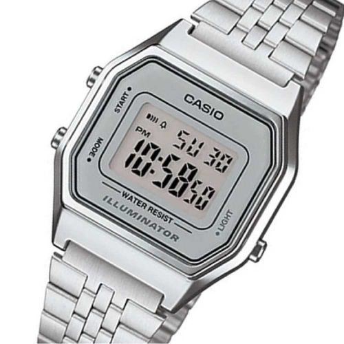 Casio Ladies Mid Size Silver Tone Digital Retro Watch LA680WA 7D Best Price Online Jumia Egypt
