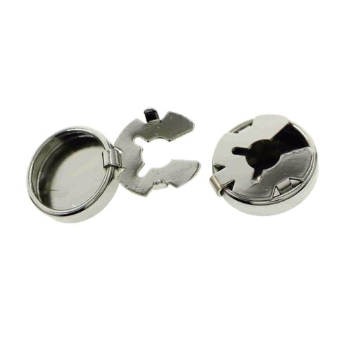 Generic 2Pcs Cufflinks For Men Cuff Button Covers Formal Event Shirt Silver  @ Best Price Online