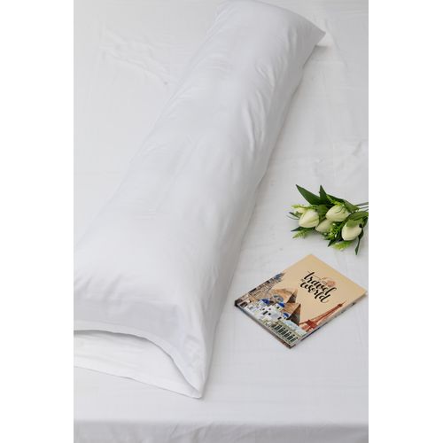 product_image_name-MEHALLA-مجموعة أغطية وسائد طويلة - ساتان - دبل - ابيض Single 120 cm *45 cm (قطعتان)-1