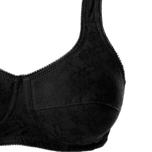 Loksa Cup B Push Up Strap Thin Bra 100/42B Black: Buy Online at Best Price  in Egypt - Souq is now