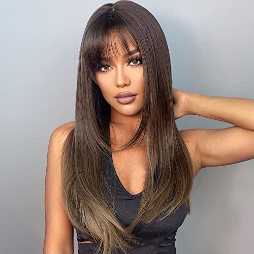 Brown wigs for women cheap