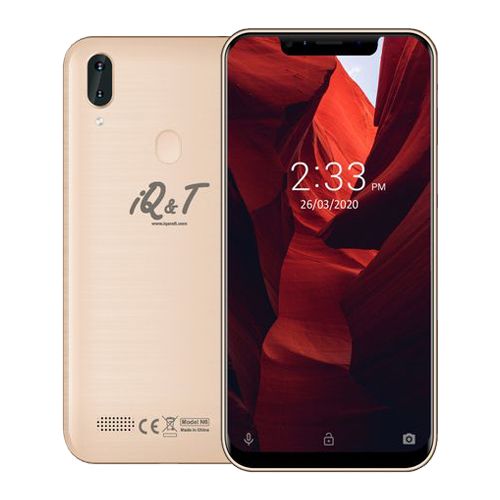 iQ&amp;T N6 - U Notch 6.1’’ Mobile Phone -  4G - Gold