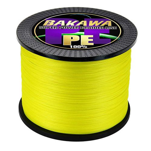 Generic Braided Fishing Line Pesca Carp Multifilament Wire Japanese 100% PE  Saltwater Thread Yellow @ Best Price Online