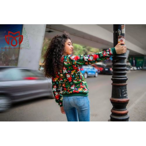 product_image_name-Generic-Christmas sweatshirt / Green-2