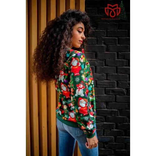 product_image_name-Generic-Christmas sweatshirt / Green-3