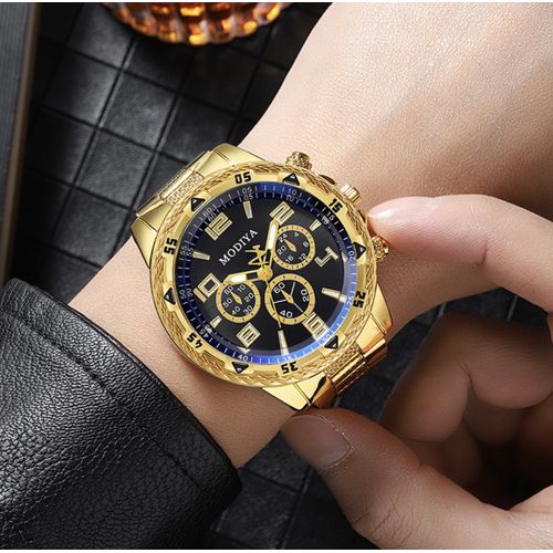 Black gold watch online deals