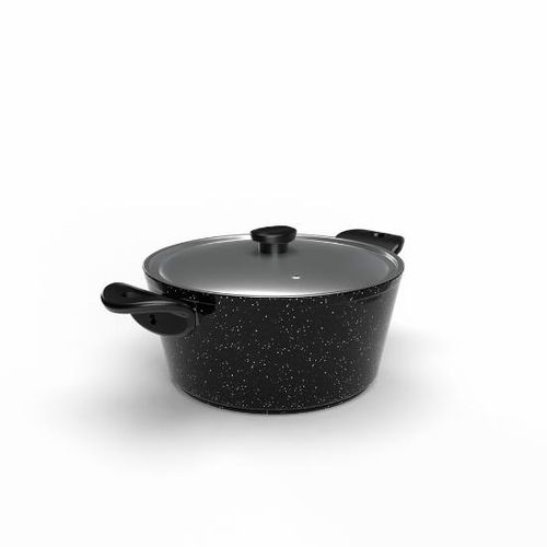 product_image_name-TOPCHEF-حلة جرانيت غير لاصقة مقاس 24سم لون اسود بقوة و متانة الجرانيت الكوري -2