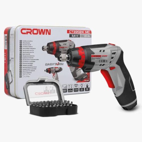 اشتري Crown CT22024 Cordless Screwdriver – 3.6V في مصر