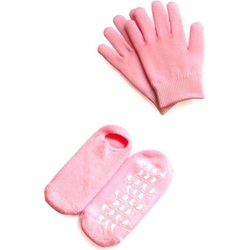 product_image_name-Generic-طقم قفازات وجوارب من السيليكون مكون من 4 قطع - متعدد الألوان، مقاس واحد-1