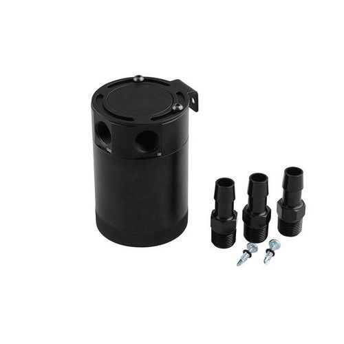 Buy Universal 3 Port Oil Catch Can Tank Compact Baffled Air-oil Separator Pcv/ccv Market Trend in Egypt