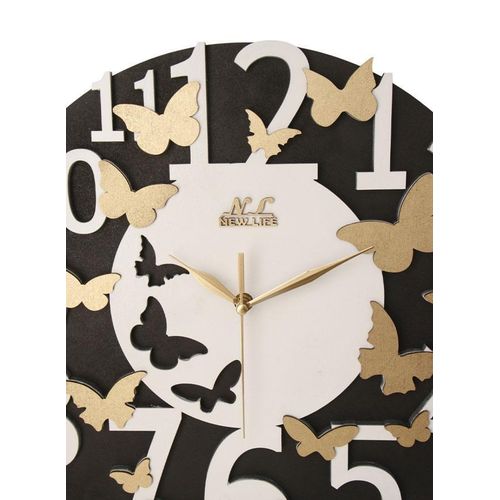 product_image_name-Generic-Modern Wooden Wall Clock with Elegant Design, Size 40cm-1
