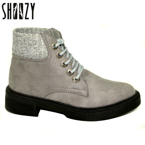 اشتري Shoozy Stylish Grey Woman Boot في مصر