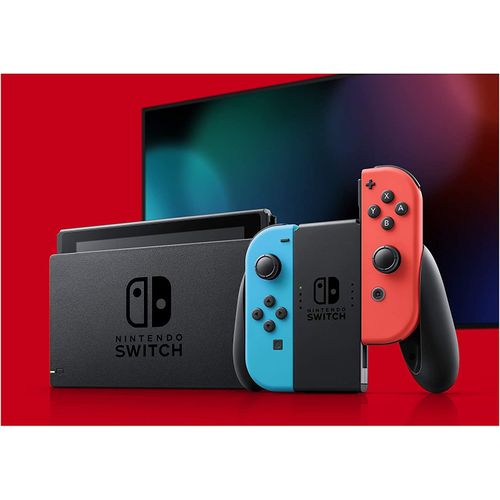 Nintendo Switch Console Extended Battery Neon Best Price