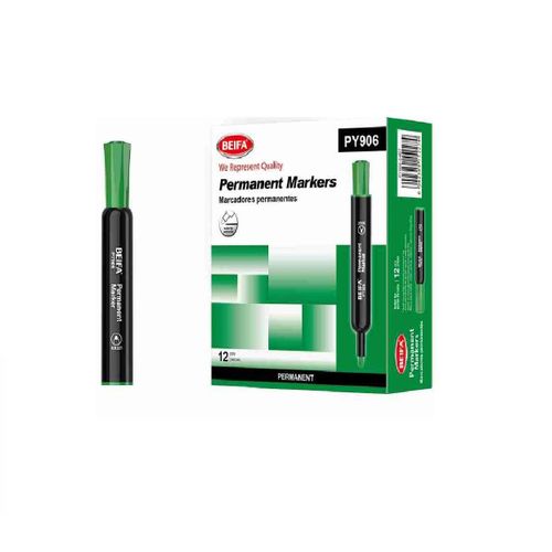 product_image_name-Beifa-قلم ماركر دائم من  بيفا سن مدور اخضر موديل PY906-04B7-1